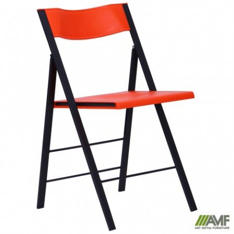 Стілець Ібіца Чорний пластик Червоний AMF
