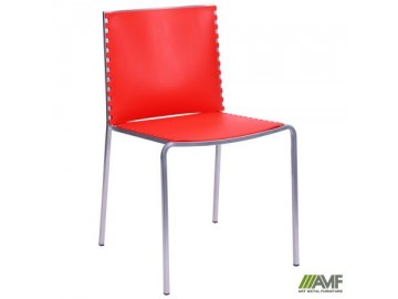 Стілець Санта-Фе алюм пластик Червоний