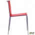 Стул Санта-Фе алюм пластик красный AMF
