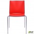 Стул Санта-Фе алюм пластик красный AMF