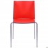Стул Санта-Фе алюм пластик красный AMF