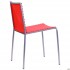 Стул Санта-Фе алюм пластик красный AMF