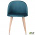 Стілець обідній Sherry beech / green velvet AMF Стілець обідній Sherry beech / green velvet AMF
