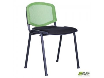 Стул Призма Веб черный сиденье Сетка черная/спинка Сетка лайм