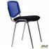 Стул Призма Веб хром сиденье Сетка черная/спинка Сетка синяя AMF