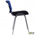 Стул Призма Веб хром сиденье Сетка черная/спинка Сетка синяя AMF