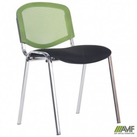 Стул Изо Веб хром сиденье А-1/Спинка Сетка салатовая AMF