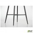 Стілець барний Alphabet n black / shadow AMF Стілець барний Alphabet n black / shadow AMF