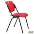Стул Рольф черный пластик красный AMF