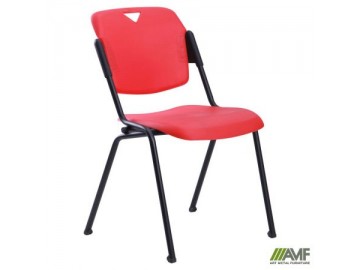 Стілець Рольф Чорний пластик Червоний