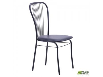 Стул Цезарь черный Кожзам черный