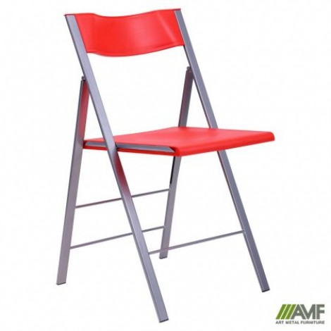 Стул Ибица алюм пластик красный AMF