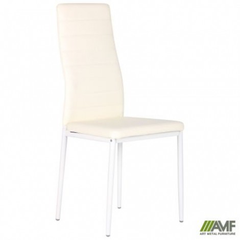 Стілець Сицилія білий беж Скаден молочний AMF