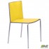 Стул Санта-Фе алюм пластик желтый AMF