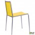 Стул Санта-Фе алюм пластик желтый AMF