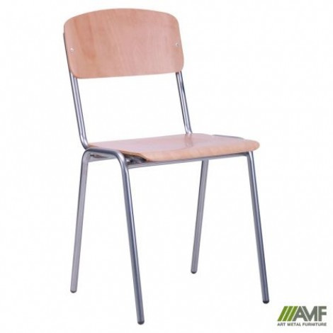Стул Ученический №6 алюм лак бук AMF