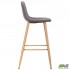 Стілець барний Marengo, бук / сірий AMF