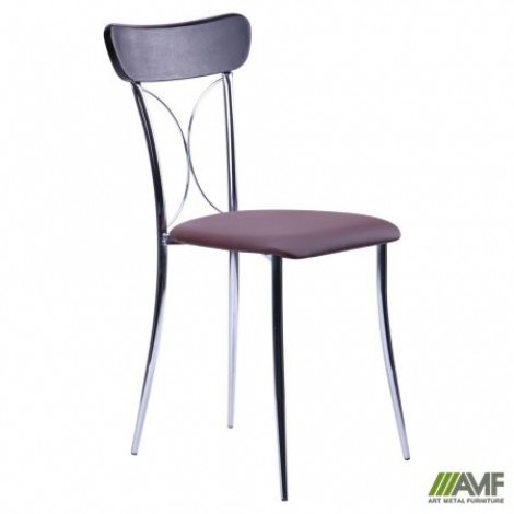 Стілець Флавія хром фан. сп. Венге Неаполь N-32 AMF