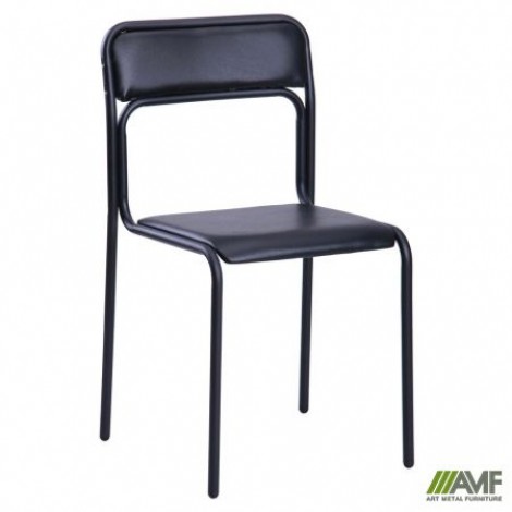 Стул Аскона черный ПВХ черный AMF