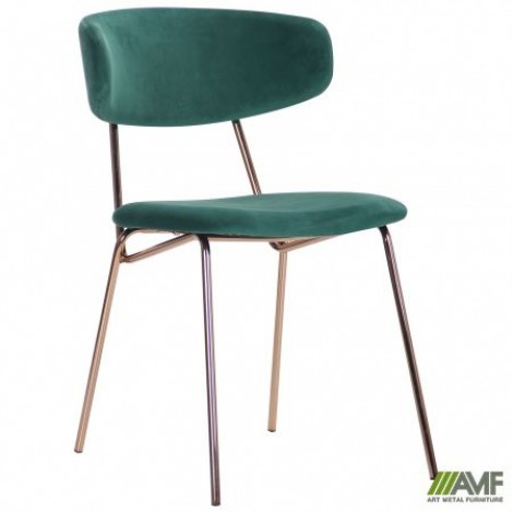 Стілець Alphabet B gold / dark green AMF