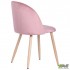 Стілець обідній Sherry beech / pink velvet AMF Стілець обідній Sherry beech / pink velvet AMF