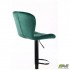 Барний стілець Vensan Velvet Green / Black AMF