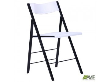 Стул Ибица черный пластик белый