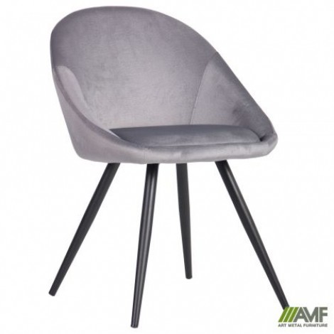 Стілець обідній Mary black / silver AMF Стілець обідній Mary black / silver AMF