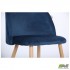 Стілець обідній Sherry beech / blue velvet AMF Стілець обідній Sherry beech / blue velvet AMF