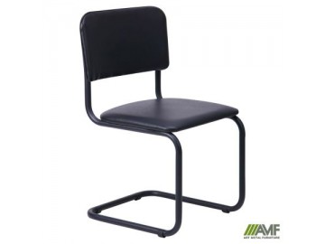 Стілець Сільвія чорний Кожзам чорний