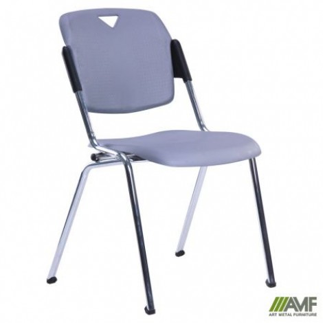 Стул Рольф хром пластик серый AMF
