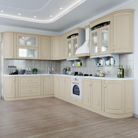 Модульная кухня Prestige(Престиж) роял кофе угловая_1 MebelStar