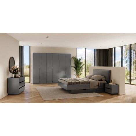 Модульная спальня Teo Matt Anthracite Matt Graphite MiroMark