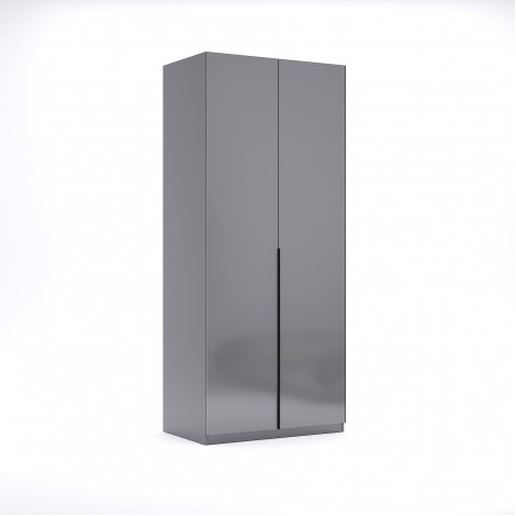 Шкаф Teo Teo Мат Антрацит мат графит 2д MiroMark