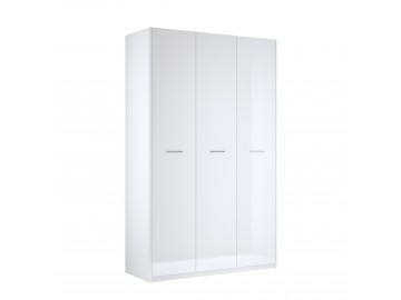 Шафа Bellagio 3Дв 138см Білий глянець