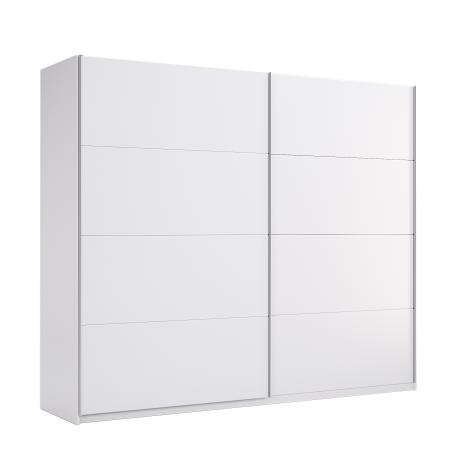 Шкаф-купе Family 2Дв 250см Белый глянец MiroMark