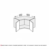 Секция Leo верхняя УголВ 90°/450