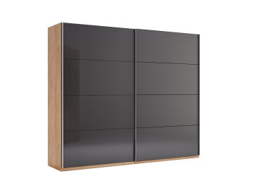 Шкаф-купе Luna 2Дв 250см Лава глянец