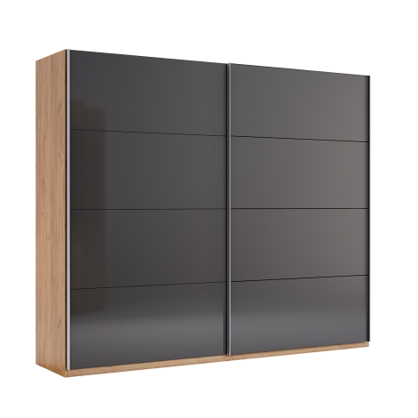 Шкаф-купе Luna 2Дв 250см Лава глянец MiroMark