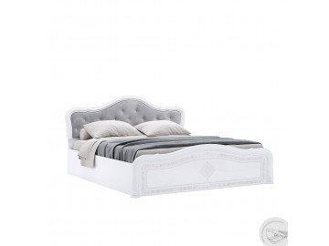 Ліжко Luiza 1,6х2,0 Люкс Підйомне з каркасом Глянець білий