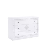 Комод Luiza глянец белый