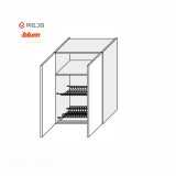 Секция Millennium WG верхняя 80ВС/900 Blum