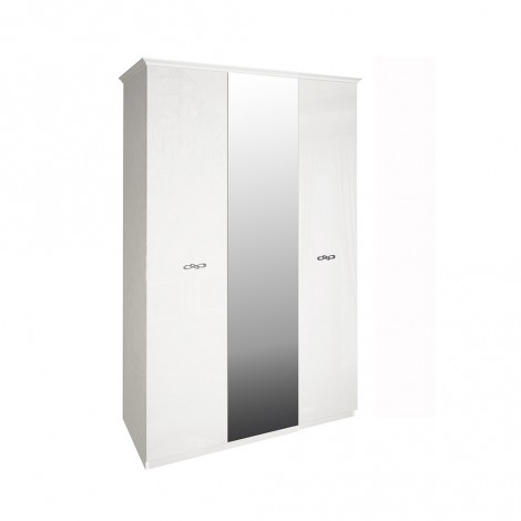 Шкаф Provance 3Дв Дз 148см Белый глянец MiroMark