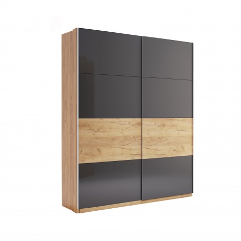Шафа-купе Ramona  Дуб крафт - Мат Лава MiroMark