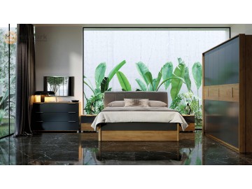 Модульна спальня Ramona Дуб Крафт-Мат Лава