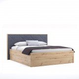 Кровать Raymond 1, 8х2, 0 без каркаса (с ящиками) мат антрацит