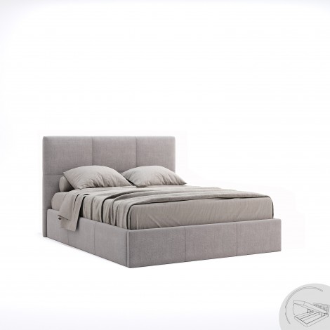 Мягкая кровать Lily 1,4х2,0 с подъемным механизмом MiroMark