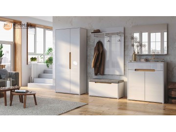 Модульна прихожа Stella / Стелла Глянець Білий