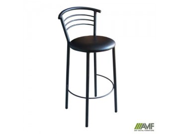 Стул Маркос Хокер черный Кожзам черный