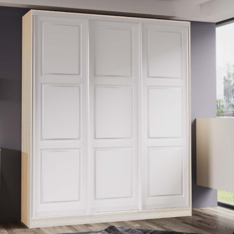 Шафа-купе трьохдверна МДФ сілк від 150см MebelStar MebelStar